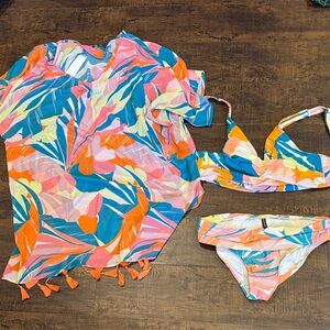 Bikini Set and Cover-Up Jantzen sz 8